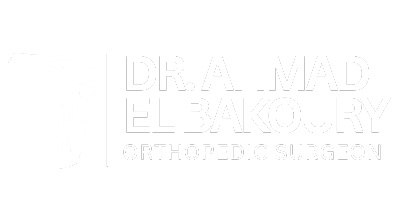 White logo of Dr. Ahmed El Bakoury
