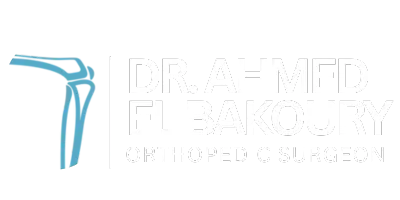 White logo of Dr. Ahmed El Bakoury